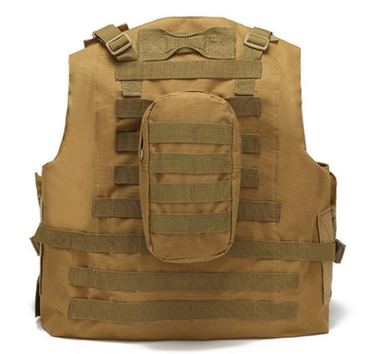 Tactical Vest Military Molle Plate Carrier Magazine Paintball CS Outdoor Velcro Protective Vest Hunting Vest (NF-YB-V012)