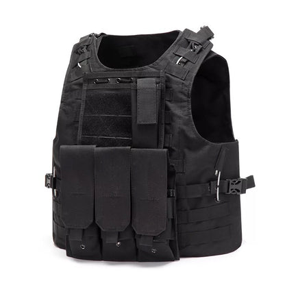 Tactical Vest Military Molle Plate Carrier Magazine Paintball CS Outdoor Velcro Protective Vest Hunting Vest (NF-YB-V012)