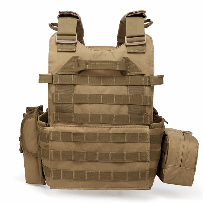 Tactical Vest Military Molle Plate Carrier Magazine Paintball CS Outdoor Velcro Protective Vest Hunting Vest (NF-YB-V011)