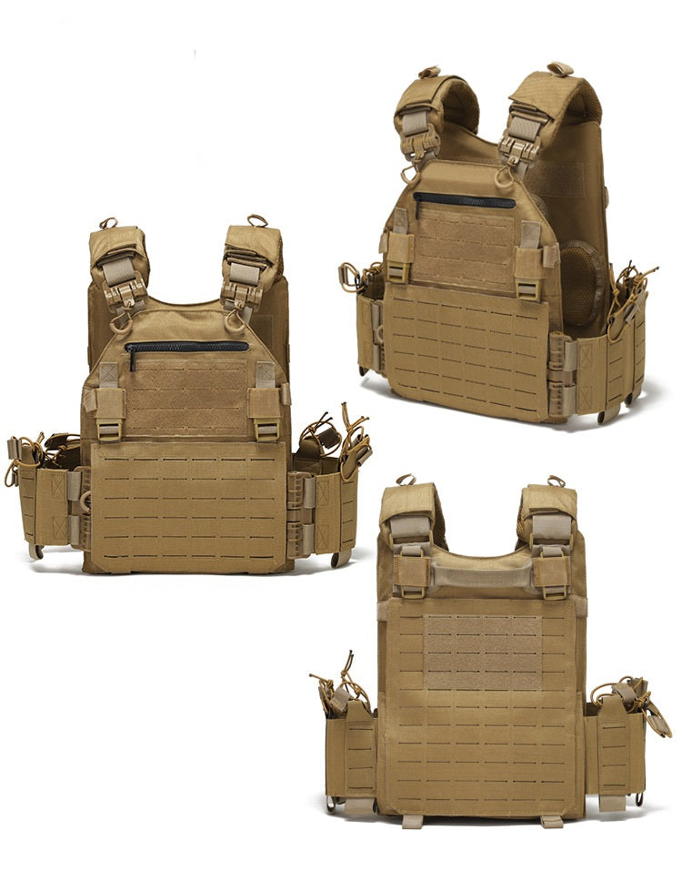 Tactical Vest Military Molle Plate Carrier Magazine Paintball CS Outdoor Velcro Protective Vest Hunting Vest (NF-YB-V017)