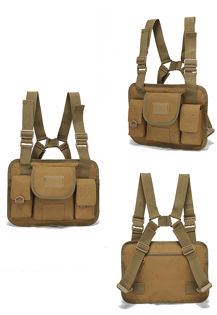 Tactical Chest bag Multi-function Travel Camping Hiking crossbody bag Military Style Bag Outdoor sports bag （NF-YB-C020）