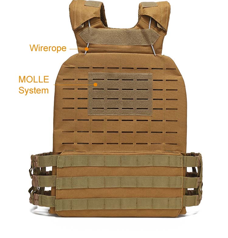 Tactical Vest Military Molle Plate Carrier Magazine Paintball CS Outdoor Velcro Protective Vest Hunting Vest  (NF-YB-V014)