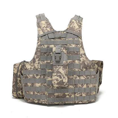 Tactical Vest Military Molle Plate Carrier Magazine Paintball CS Outdoor Velcro Protective Vest Hunting Vest (NF-YB-V015)