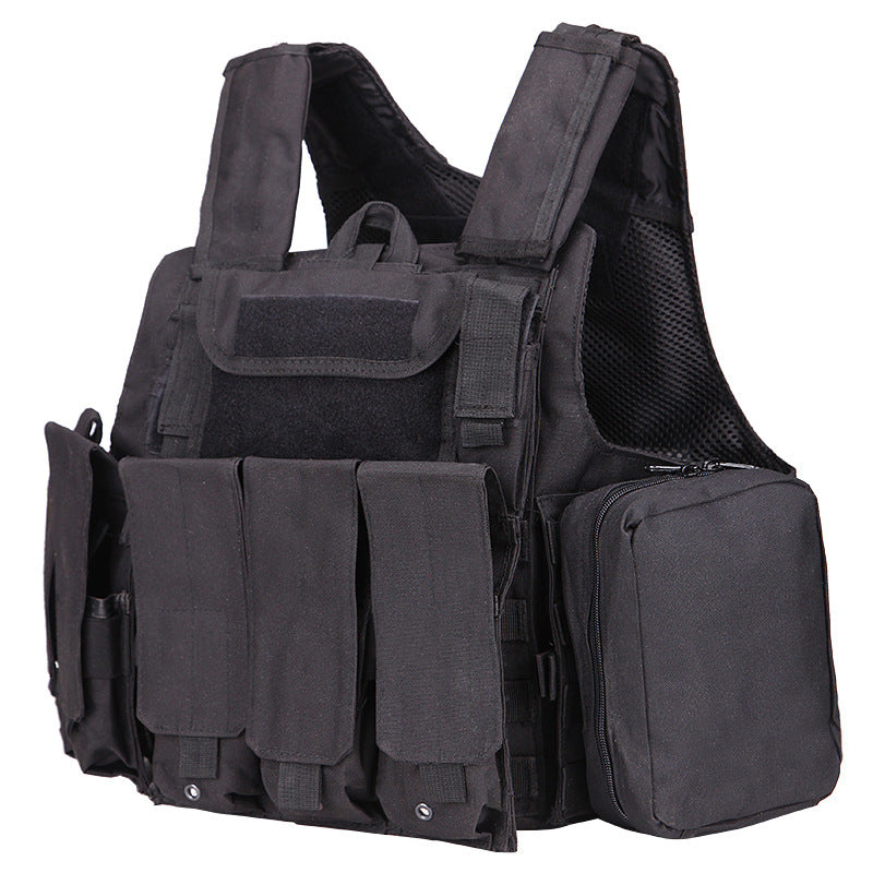 Tactical Vest Military Molle Plate Carrier Magazine Paintball CS Outdoor Velcro Protective Vest Hunting Vest (NF-YB-V015)