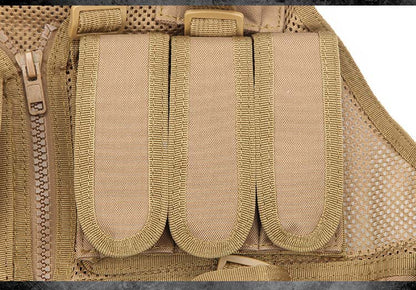 Tactical Vest Military Molle Plate Carrier Magazine Paintball CS Outdoor Velcro Protective Vest Hunting Vest (NF-YB-V016)