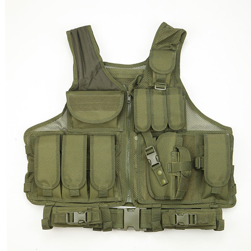 Tactical Vest Military Molle Plate Carrier Magazine Paintball CS Outdoor Velcro Protective Vest Hunting Vest (NF-YB-V016)