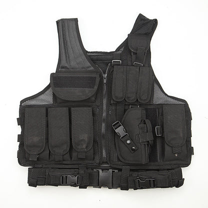 Tactical Vest Military Molle Plate Carrier Magazine Paintball CS Outdoor Velcro Protective Vest Hunting Vest (NF-YB-V016)