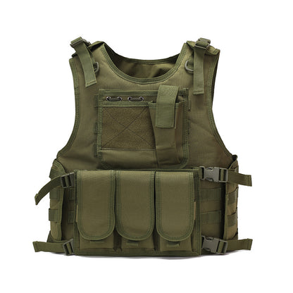 Tactical Vest Military Molle Plate Carrier Magazine Paintball CS Outdoor Velcro Protective Vest Hunting Vest  (NF-YB-V013)