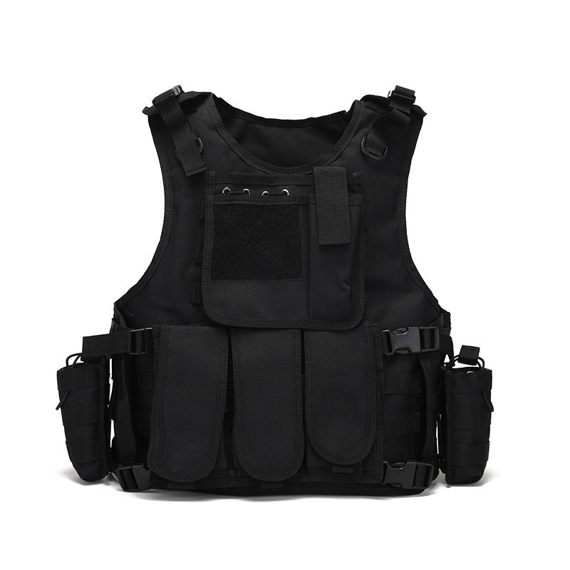 Tactical Vest Military Molle Plate Carrier Magazine Paintball CS Outdoor Velcro Protective Vest Hunting Vest  (NF-YB-V013)