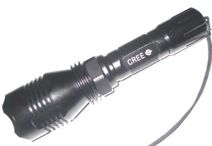 High power LED Flashlight include 18650 rechargeable battery (YA0006)